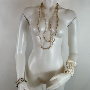 7 Piece Lot Shell Jewelry Necklace Bracelet